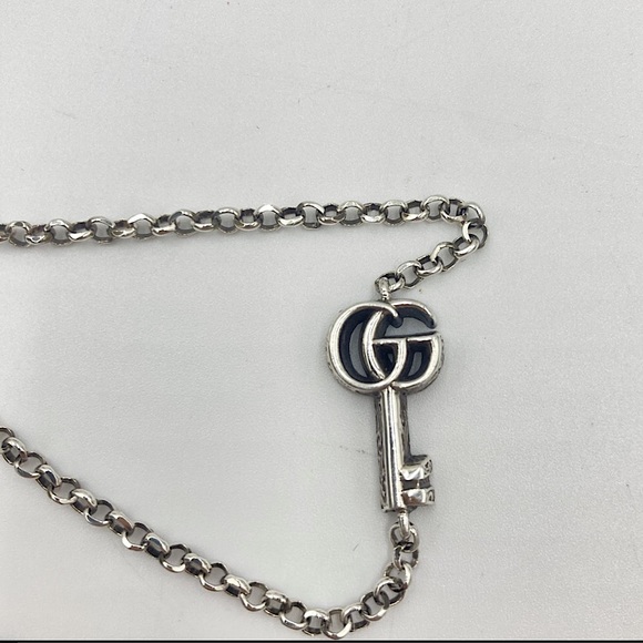 GUCCI UNISEX DOUBLE G KEY ARABESQUE BRACELET - Picture 8 of 15